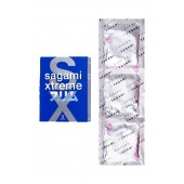 Розовые презервативы Sagami Xtreme FEEL FIT 3D - 3 шт. - Sagami - купить с доставкой во Владикавказе
