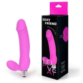 Розовый безремневой страпон Sexy Friend - 1137 - купить с доставкой во Владикавказе