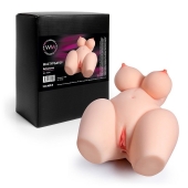 Телесный мастурбатор в форме пышного женского полуторса - Erowoman-Eroman - во Владикавказе купить с доставкой