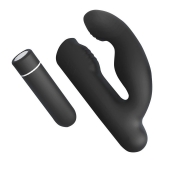 Черный вибромассажер Gladiator - 10,7 см. - S-HANDE - во Владикавказе купить с доставкой