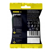 Ультратонкие презервативы Ganzo Ultra thin в мягкой упаковке - 3 шт. - Ganzo - купить с доставкой во Владикавказе