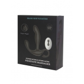 Черный вибромассажер простаты с эффектом фингеринга и пультом ДУ - Secwell - во Владикавказе купить с доставкой