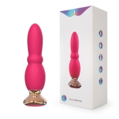 Розовый анальный вибромассажёр - 14,8 см. - I-MOON