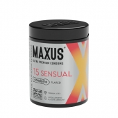 Анатомические презервативы MAXUS Sensual - 15 шт. - Maxus - купить с доставкой во Владикавказе
