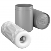 Белый компактный мастурбатор Maid Service в упаковке-банке - Baile - во Владикавказе купить с доставкой