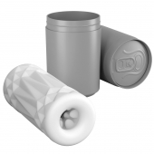 Белый компактный мастурбатор Fine Lady в упаковке-банке - Baile - во Владикавказе купить с доставкой