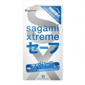 Презервативы Sagami Xtreme Ultrasafe с двойным количеством смазки - 10 шт. - Sagami - купить с доставкой во Владикавказе
