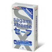 Презервативы Sagami Xtreme Ultrasafe с двойным количеством смазки - 10 шт. - Sagami - купить с доставкой во Владикавказе