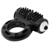 Черное эрекционное кольцо с 10 режимами вибрации - Baile - во Владикавказе купить с доставкой