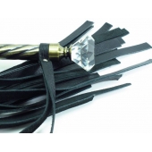 Плеть с широкими хлыстами и металлической ручкой - БДСМ Арсенал - купить с доставкой во Владикавказе