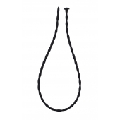 Черный уретральный массажер Glide Medium - 30 см. - Lola Games - купить с доставкой во Владикавказе