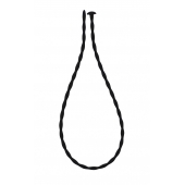 Черный уретральный массажер Glide Small - 30 см. - Lola Games - купить с доставкой во Владикавказе