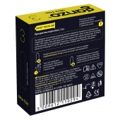 Ультратонкие презервативы Ganzo Ultra thin - 3 шт. - Ganzo - купить с доставкой во Владикавказе