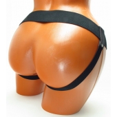 Трусики для страпона коричневого цвета - БДСМ Арсенал - купить с доставкой во Владикавказе