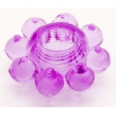 Мягкая фиолетовая гелевая насадка - Toyfa Basic - во Владикавказе купить с доставкой