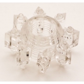 Прозрачное гелевое эрекционное кольцо-звезда - Toyfa Basic - во Владикавказе купить с доставкой