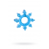 Голубая гелевая насадка-звезда - Toyfa Basic - во Владикавказе купить с доставкой