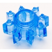 Голубая гелевая насадка-звезда - Toyfa Basic - во Владикавказе купить с доставкой