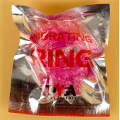 Розовое виброкольцо с двумя батарейками - Toyfa Basic - во Владикавказе купить с доставкой