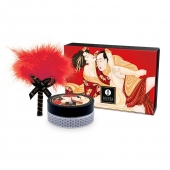 Массажная пудра с ароматом клубники и шампанского Strawberry Wine - Shunga - купить с доставкой во Владикавказе