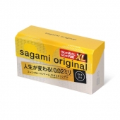 Презервативы увеличенного размера Sagami Original 0.02 XL-size - 12 шт. - Sagami - купить с доставкой во Владикавказе