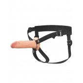 Полый страпон на ремнях 6’’ Hollow Silicone Strap-on - Pipedream - купить с доставкой во Владикавказе