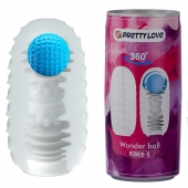 Мастурбатор с шариком внутри Wonder ball - Baile - во Владикавказе купить с доставкой