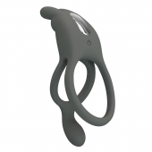 Серое эрекционное виброкольцо Dwayne - Baile - во Владикавказе купить с доставкой