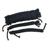 Чёрные хлопковые верёвки для бондажа - Orion - купить с доставкой во Владикавказе