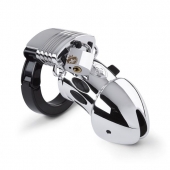 Мужской пояс верности Pubic Enemy No1 Silver Edition - MyStim - купить с доставкой во Владикавказе