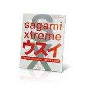 Ультратонкий презерватив Sagami Xtreme SUPERTHIN - 1 шт. - Sagami - купить с доставкой во Владикавказе