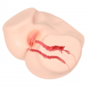 Мастурбатор-полуторс с двойным слоем материала Vanilla Onahole Real Vagina - KOKOS - во Владикавказе купить с доставкой