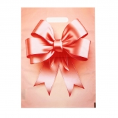 Пакет с принтом в виде банта с вырубной ручкой (30х40 см) - Сима-Ленд - купить с доставкой во Владикавказе