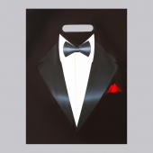 Пакет «Смокинг» полиэтиленовый с вырубной ручкой (30х40 см) - UPAK LAND - купить с доставкой во Владикавказе