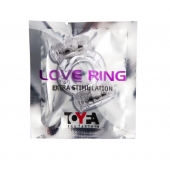 Прозрачное виброкольцо с двумя вибропульками - Toyfa Basic - во Владикавказе купить с доставкой