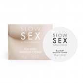 Массажная свеча для всего тела Slow Sex - 50 гр. - Bijoux Indiscrets - купить с доставкой во Владикавказе