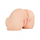 Телесный мастурбатор-полуторс с вибрацией Shake That Ass - Pipedream - во Владикавказе купить с доставкой