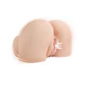 Телесный мастурбатор-полуторс с вибрацией и эффектом всасывания Back That Ass Up - Pipedream - во Владикавказе купить с доставкой