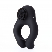 Черное эрекционное кольцо Abe с пультом ДУ - BeYourLover - во Владикавказе купить с доставкой