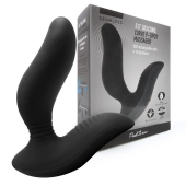 Черный вибромассажер простаты 3,5’’ Curve P-spot Massager - 12 см. - Erokay - во Владикавказе купить с доставкой