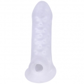 Тонкая насадка-удлинитель с подхватом мошонки Jacked Up - Doc Johnson - во Владикавказе купить с доставкой