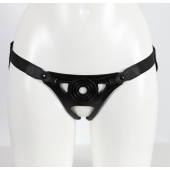 Черный пояс унисекс с коннектором - LOVETOY (А-Полимер) - купить с доставкой во Владикавказе