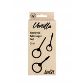 Набор из 3 черных уретральных массажеров Spin - Lola Games - купить с доставкой во Владикавказе