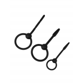 Набор из 3 черных уретральных массажеров Spin - Lola Games - купить с доставкой во Владикавказе