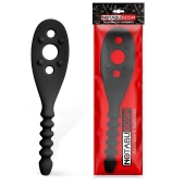 Черная силиконовая шлепалка - 30 см. - Notabu - купить с доставкой во Владикавказе