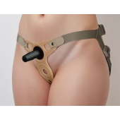 Женский пояс с коннектором и вагинальной пробкой - LOVETOY (А-Полимер) - купить с доставкой во Владикавказе