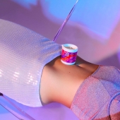 Массажная свеча Light My Fire с ароматом моной - 80 мл. - Love to Love - купить с доставкой во Владикавказе