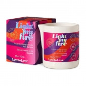 Массажная свеча Light My Fire Coconut с ароматом кокоса - 65 гр. - Love to Love - купить с доставкой во Владикавказе
