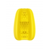 Желтый мастурбатор-яйцо Bisedze - LoveStore - во Владикавказе купить с доставкой