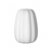 Белый мастурбатор-яйцо Bisedze - LoveStore - во Владикавказе купить с доставкой